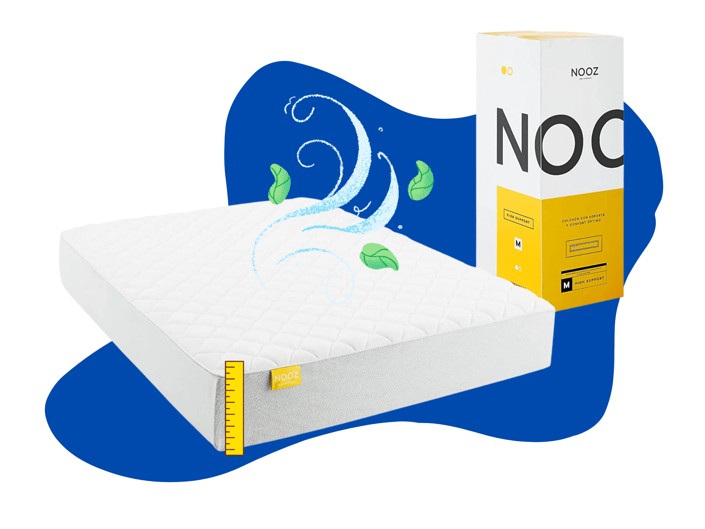 Nooz colchon espumas responsivas high support